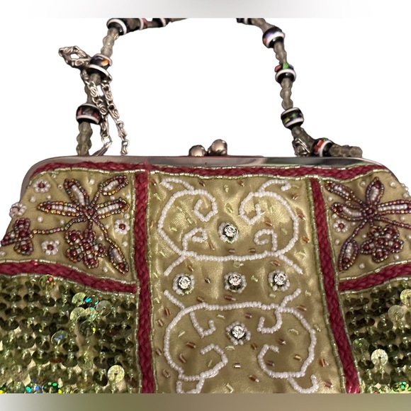 Beaded Vintage Bag.   LG/CL/GR01 - Picture 3 of 5